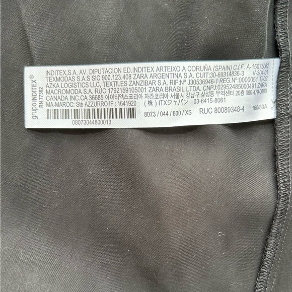 ZARA LONG COAT WITH BELT SIZE XS - Picture 5 of 10